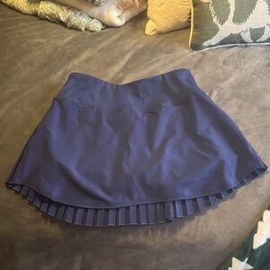 Navy Pleated Tennis Skirt